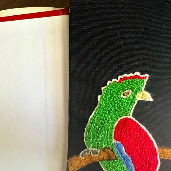 2 cloth bird book marks 2”*7” Embroidered - Picture 2 of 8